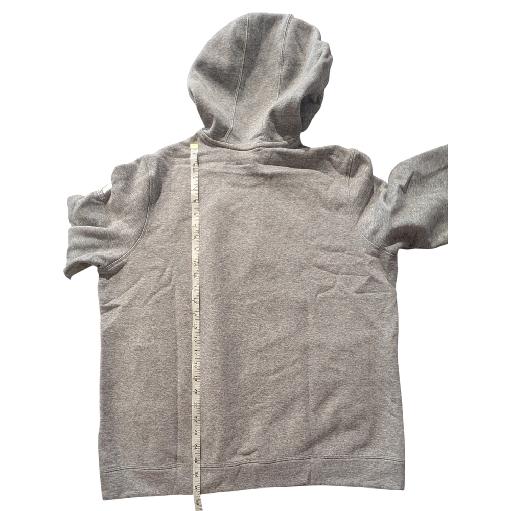 Adidas Men's Heather Gray Hoodie - Picture 4 of 5
